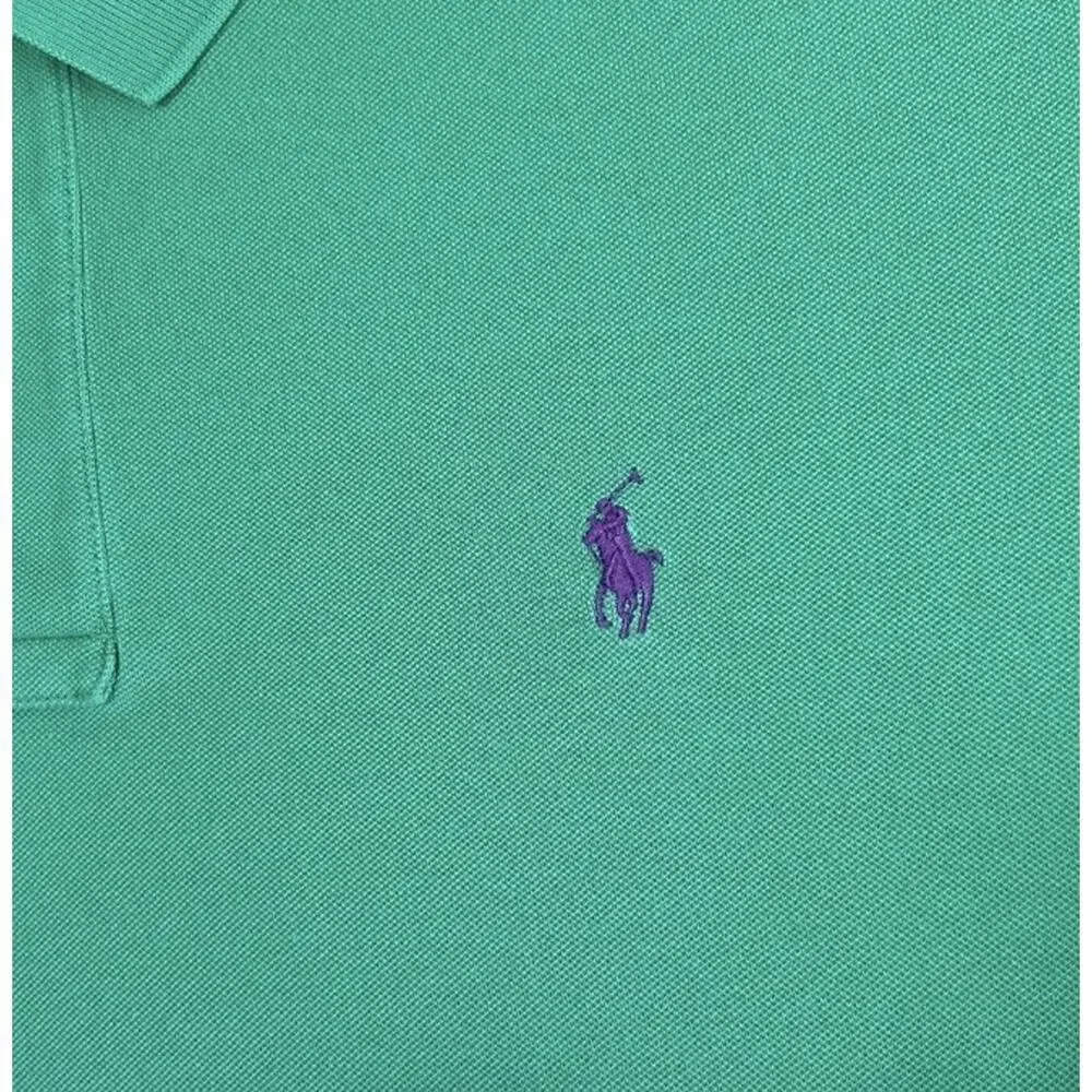 Polo Ralph Lauren Men's Green Classic Short Sleeve Cotton Polo Shirt Size XL